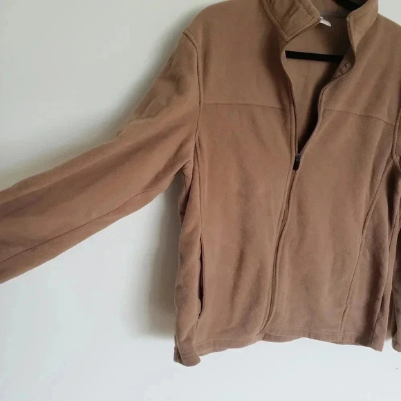 Mens Five Stars Tan Fleece Size M (38-40) Full Zip - Picture 6 of 7